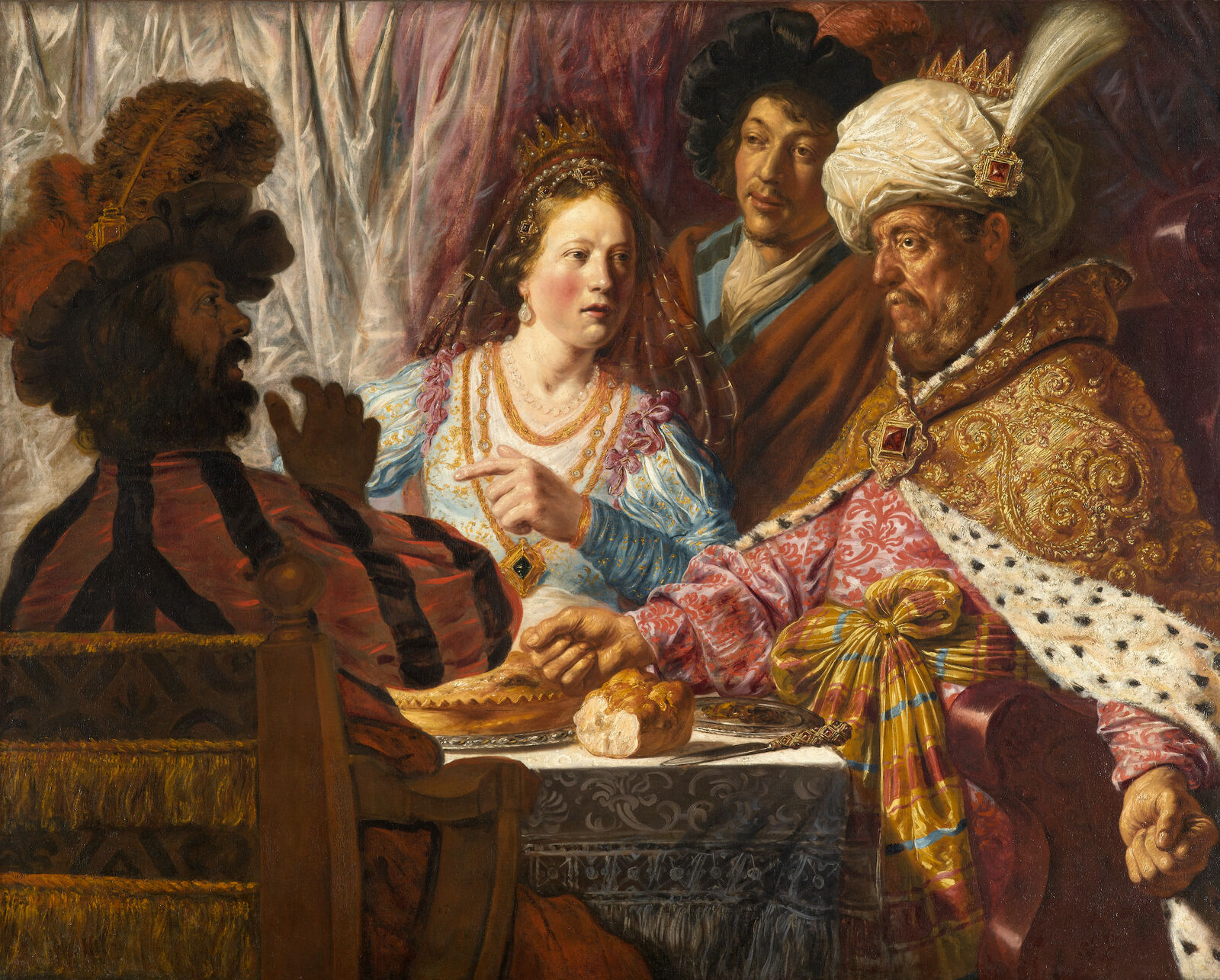 Jan Lievens: The Feast of Esther, ca. 1625, North Carolina Museum of Art, Raleigh