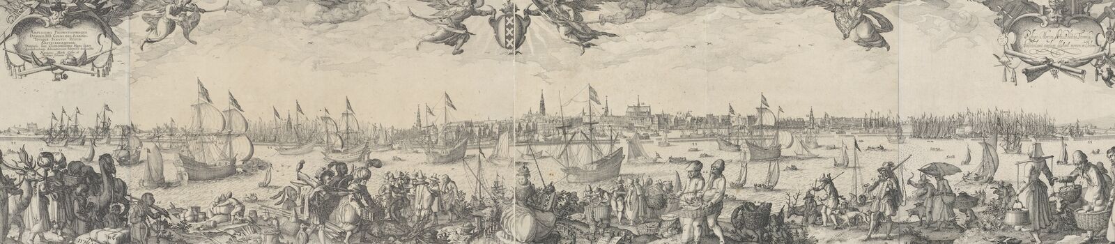 Claes Jansz. Visscher II. and Pieter Bast: View of Amsterdam, Seen from the IJ, 1611, Rijksmuseum, Amsterdam