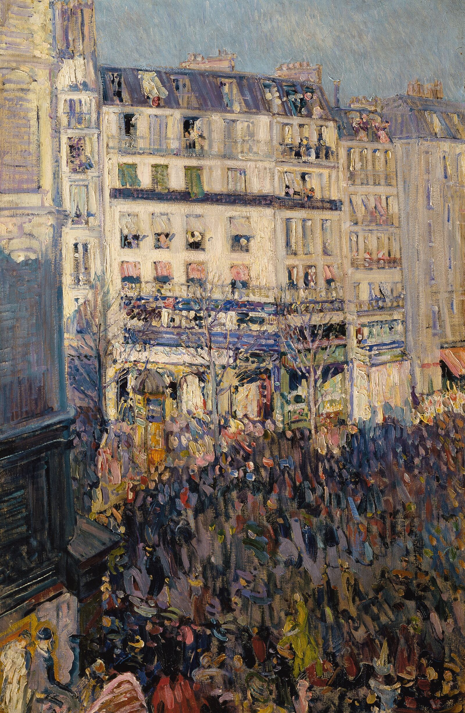 Nicolas Tarkhoff: Karnevalstag in Paris, 1900, Staatliche Tretjakow-Galerie, Moskau