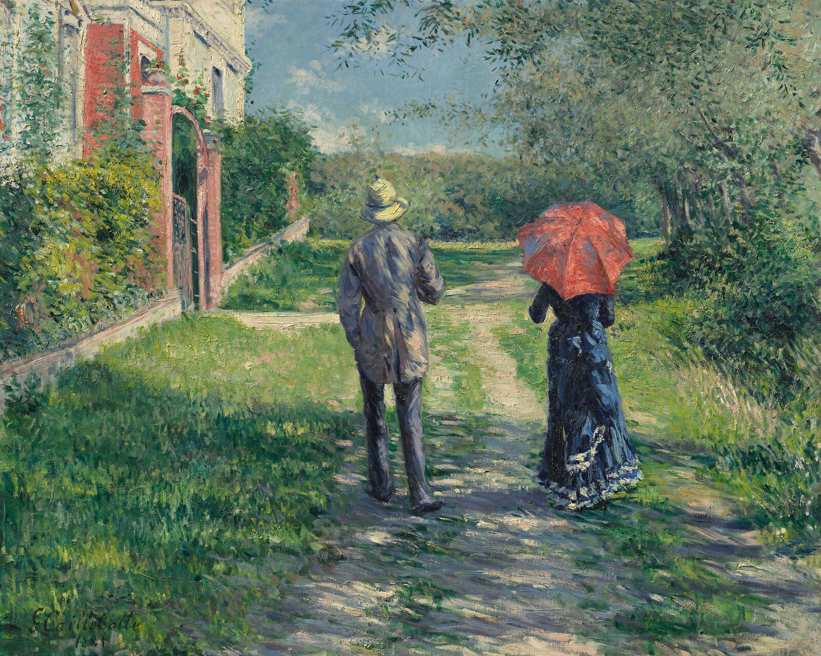 Gustave Caillebotte: Paar beim Spaziergang, 1881