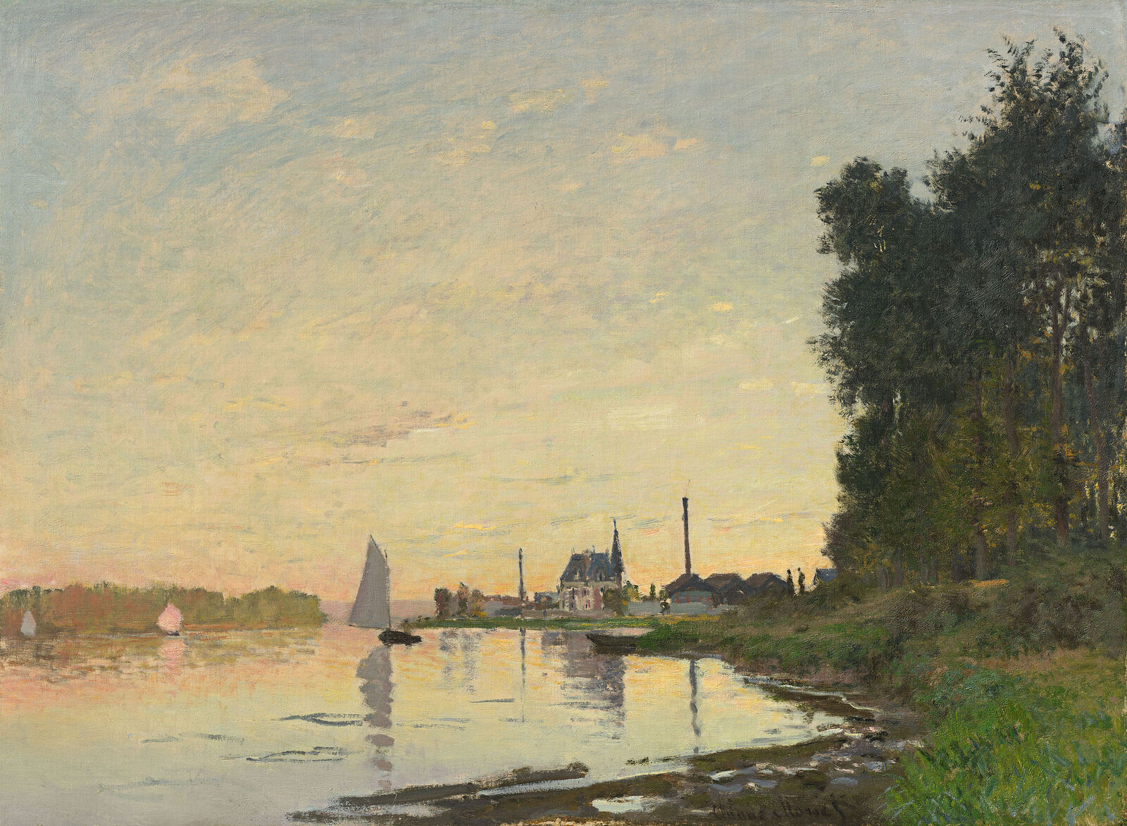 Claude Monet: Argenteuil am Spätnachmittag, 1872
