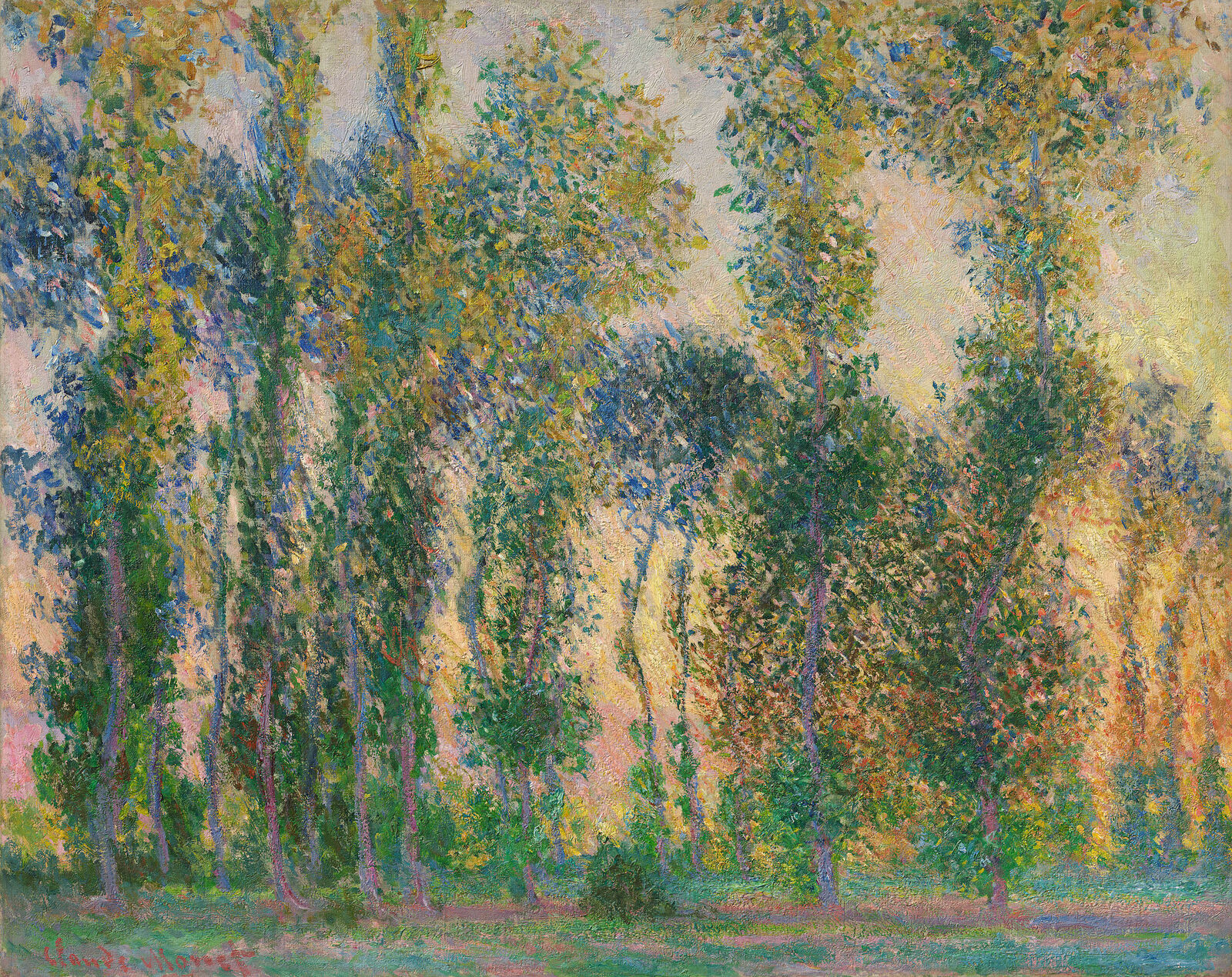 Claude Monet: Die Pappeln in Giverny, 1887