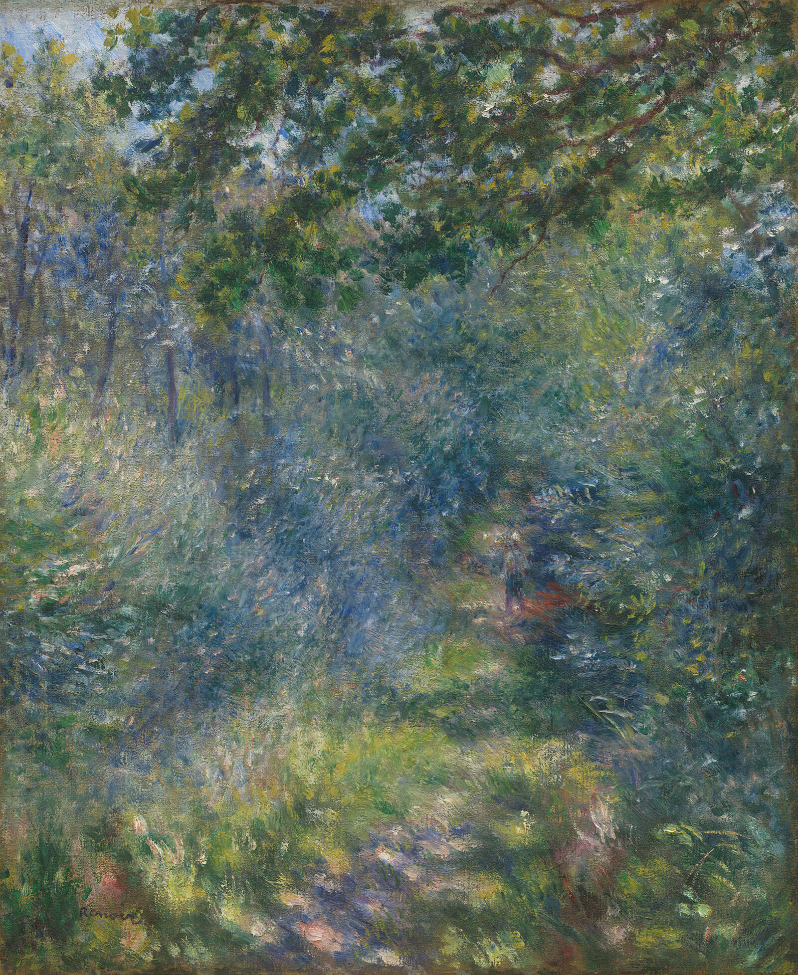 Pierre-Auguste Renoir: Waldweg, 1874–1877