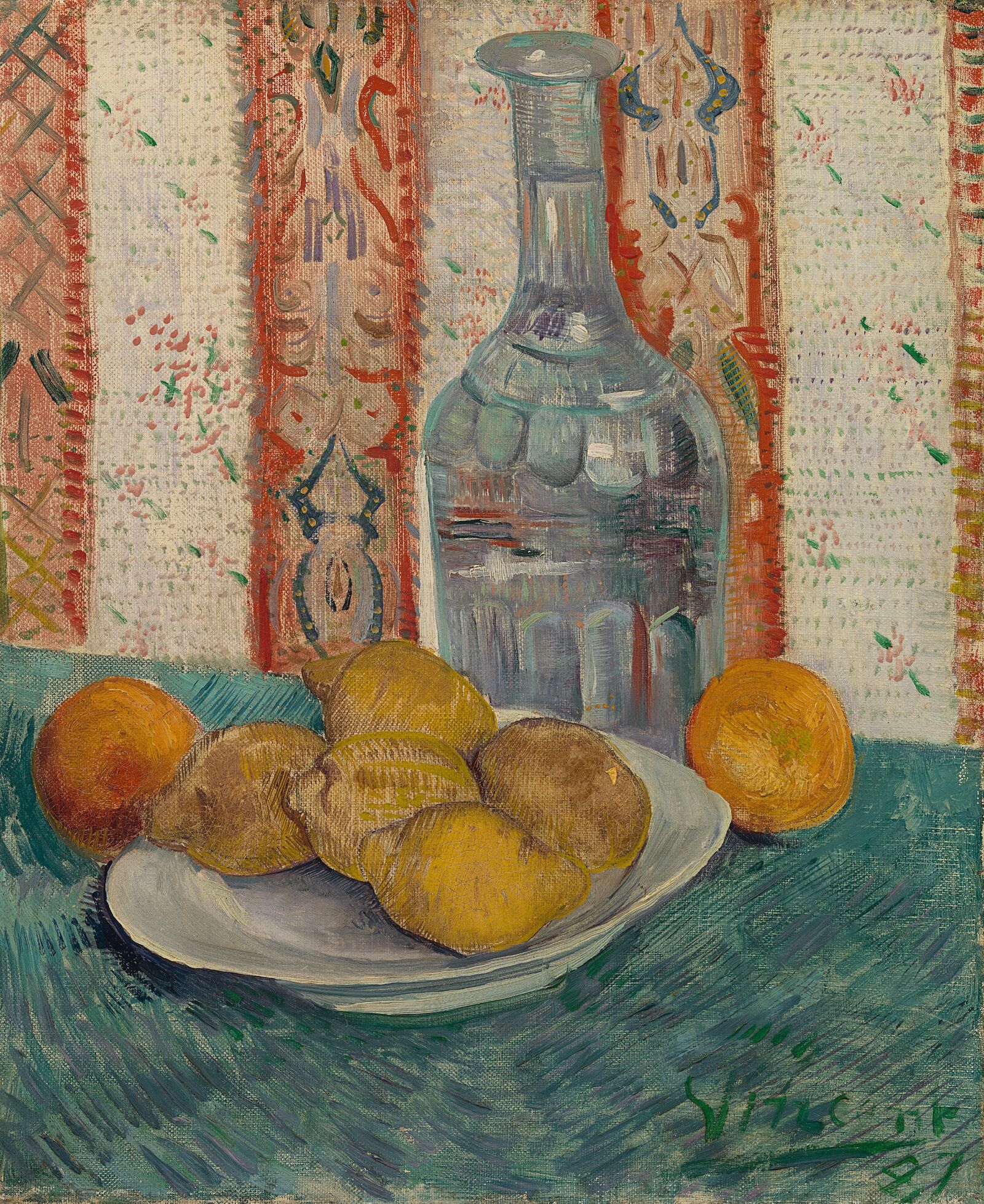 Karaffe und Teller mit Zitrusfrüchten, 1887, Van Gogh Museum, Amsterdam
