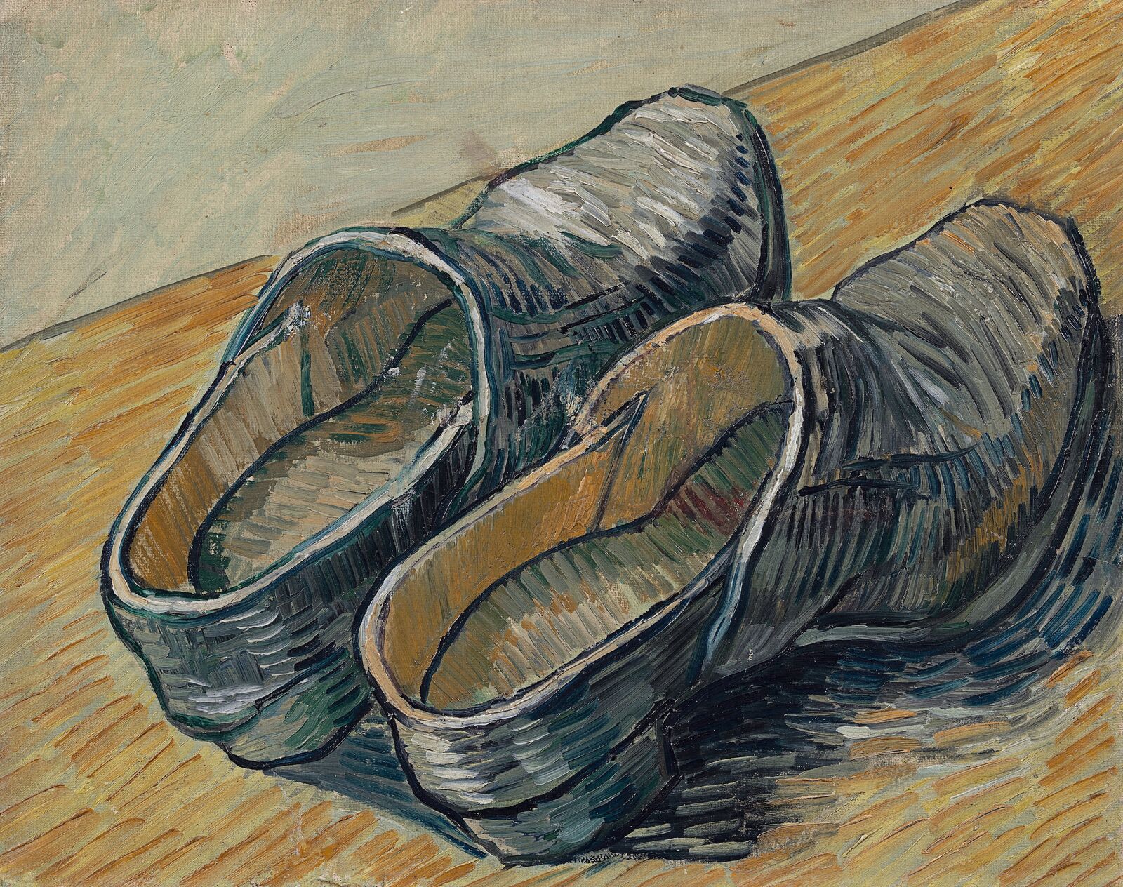 Lederpantoffeln: 1889, Van Gogh Museum, Amsterdam