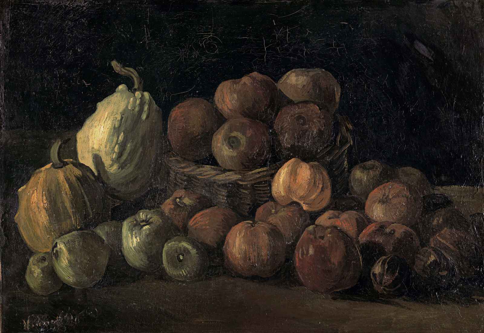 Stillleben mit Äpfeln und Kürbissen, 1885, Kröller-Müller Museum, Otterlo