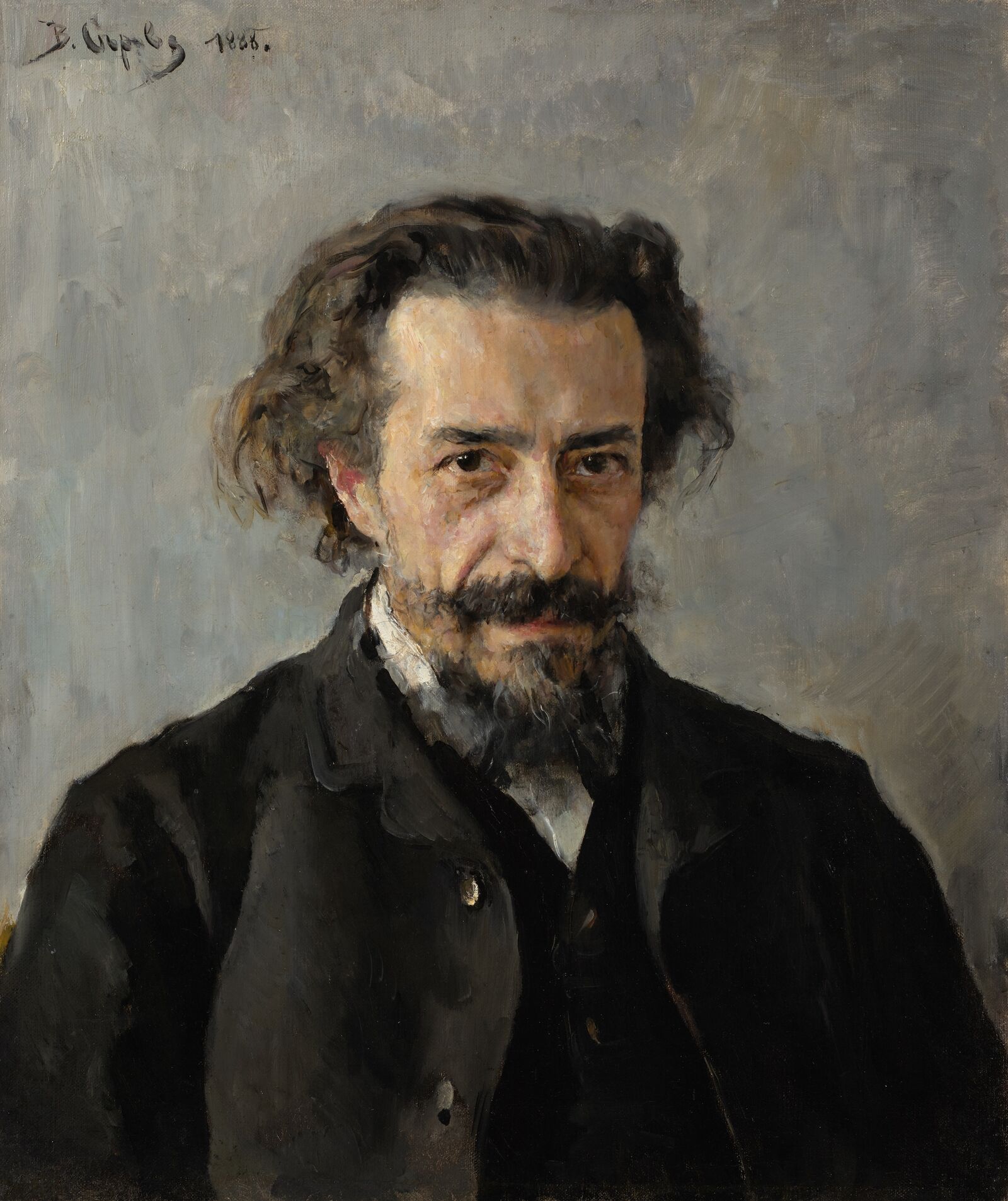Valentin Serow: Portrait des Komponisten Pawel Iwanowitsch Blaramberg, 1888, Staatliche Tretjakow-Galerie, Moskau
