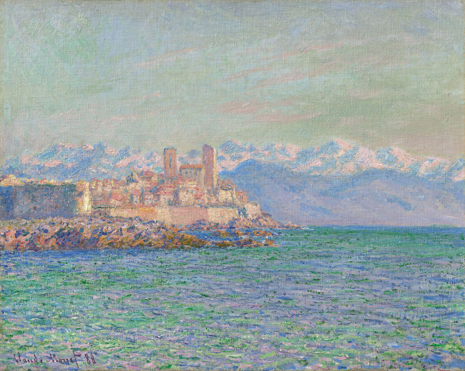 The Fort of Antibes , 1888, Hasso Plattner Collection