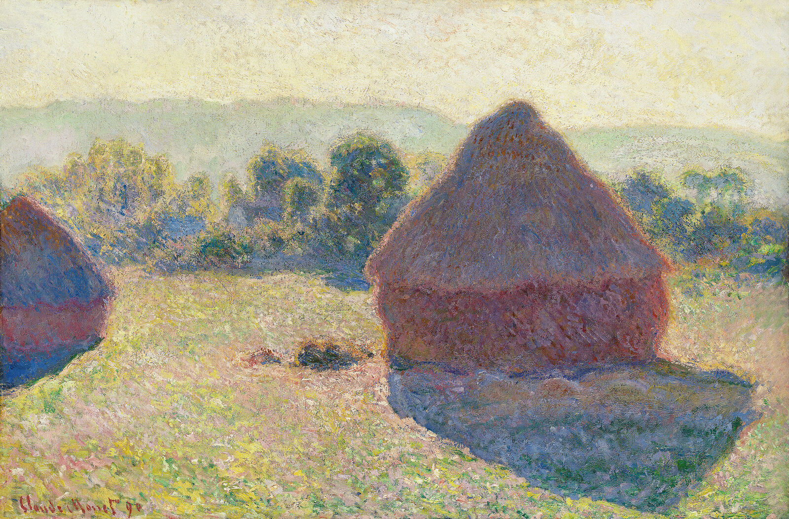 Grainstacks in the Sunlight, Midday , 1890, National Gallery of Australia, Canberra