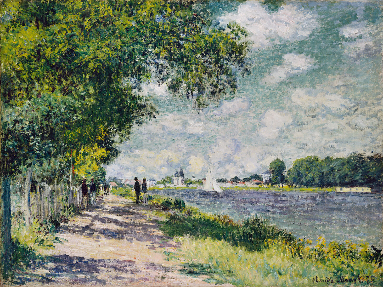 The Seine at Argenteuil , 1875, private collection
